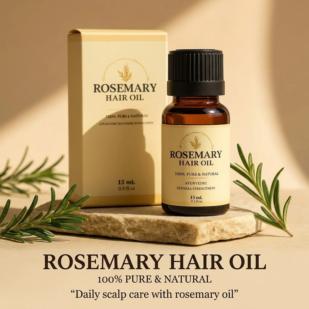 Rosemary bottle — front shot
